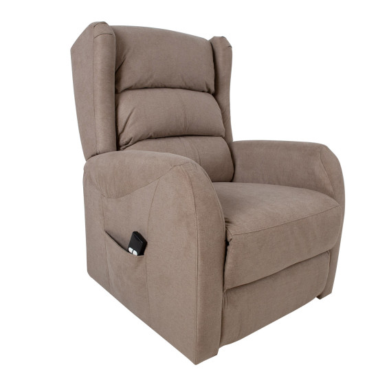Кресло BARRY 77x90xH106см, электрическое, коричневое