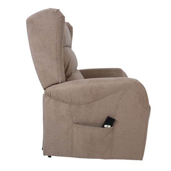 Кресло BARRY 77x90xH106см, электрическое, коричневое