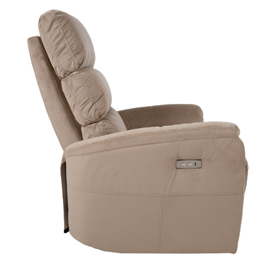 Кресло BARCLAY 79x86xH105см, электрическое, светло-коричневое Кресло BARCLAY 79x86xH105см, электрическое, светло-коричневое