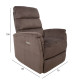 Кресло BARCLAY 79x86xH105см, электрическое, коричневое