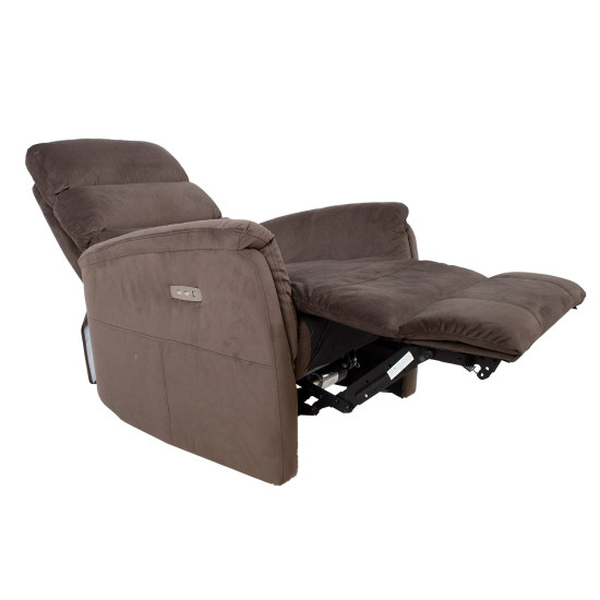 Кресло BARCLAY 79x86xH105см, электрическое, коричневое