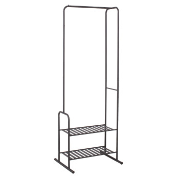 Riidepuu FELIX 62x46xH173cm, must Riidepuu FELIX 62x46xH173cm, must