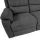 Диван-кресло MIMI 2-местный 153x93xH102см, электрическое кресло, серый