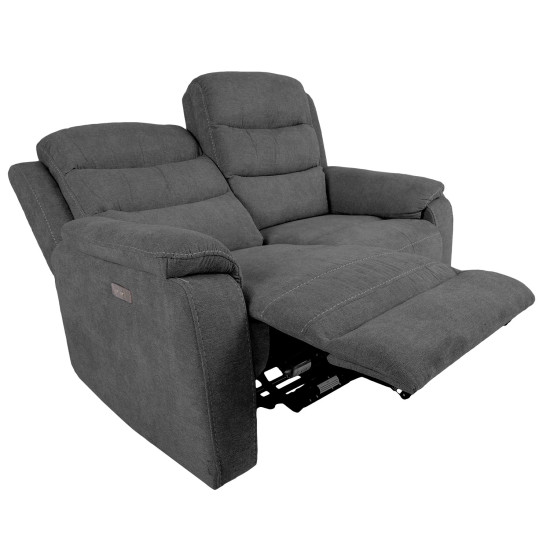 Диван-кресло MIMI 2-местный 153x93xH102см, электрическое кресло, серый