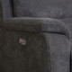 Диван-кресло MIMI 2-местный 153x93xH102см, электрическое кресло, серый