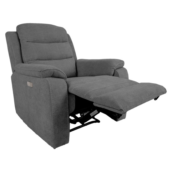 Atpūtas krēsls MIMI elektrisks 92x93xH102cm, pelēks