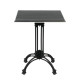 Ножка для стола CAFE 61x61xH72см, черная