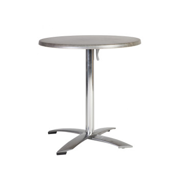 Lauajalg 68x68xH72cm, alumiinium, viimistlus: poleeritud Lauajalg 68x68xH72cm, alumiinium, viimistlus: poleeritud