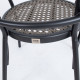 Садовый стул BOLGHERI 56x62xH83см, коричневый / черный Садовый стул BOLGHERI 56x62xH83см, коричневый / черный