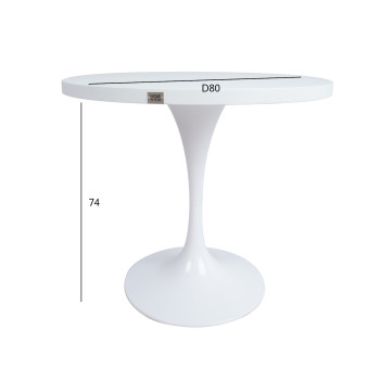 Aialaud BOLGHERI D80xH74cm, valge Aialaud BOLGHERI D80xH74cm, valge