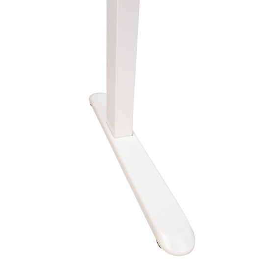Письменный стол ERGO с 1 мотором 120x60xH72-121см, белый/дуб Письменный стол ERGO с 1 мотором 120x60xH72-121см, белый/дуб