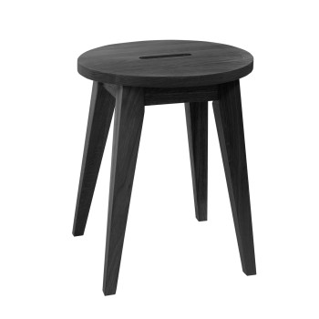 Taburet MONDEO 36x45cm, puit: tamm, värvus: must Taburet MONDEO 36x45cm, puit: tamm, värvus: must