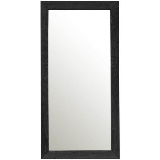 Spogulis MONDEO 80x40cm, rāmis: ozols, krāsa: melns