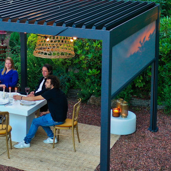 Штора для навеса "pull-down" MIRADOR 4м, серая