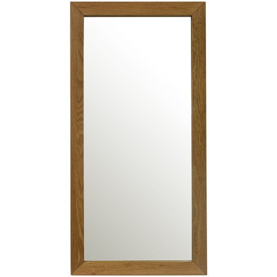 Spogulis MONDEO 80x40cm, rāmis: ozols, apdare: ieeļots