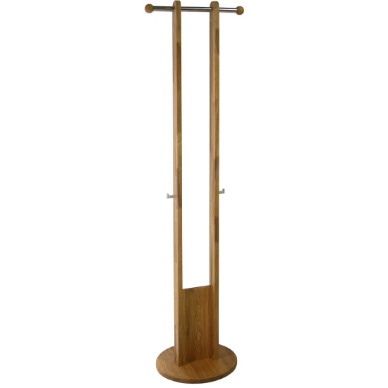 Drēbju pakaramais MONDEO 48xH170cm, koks: ozols, apdare: ieeļots