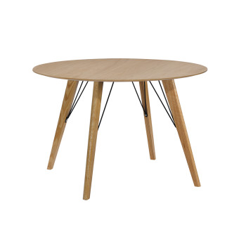 Söögilaud HELENA D100xH75cm, lauaplaat: tamme spoon MDF, viimistlus: lakitud, jalad: täispuit Söögilaud HELENA D100xH75cm, lauaplaat: tamme spoon MDF, viimistlus: lakitud, jalad: täispuit