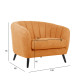 Кресло MELODY 100x88xH76см, оранжевое Кресло MELODY 100x88xH76см, оранжевое