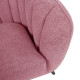Кресло MELODY 100x88xH76см, розовое Кресло MELODY 100x88xH76см, розовое