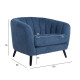Atpūtas krēsls MELODY 100x88xH76cm, zils Atpūtas krēsls MELODY 100x88xH76cm, zils