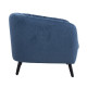 Atpūtas krēsls MELODY 100x88xH76cm, zils Atpūtas krēsls MELODY 100x88xH76cm, zils