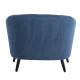 Atpūtas krēsls MELODY 100x88xH76cm, zils Atpūtas krēsls MELODY 100x88xH76cm, zils