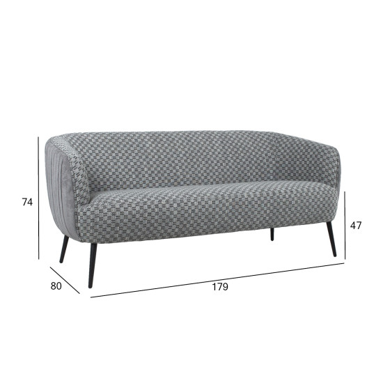 Диван ACCENT 179x80xH74см, серый Диван ACCENT 179x80xH74см, серый