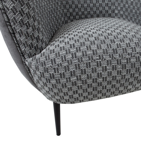 Кресло ACCENT 77x80xH74см, серое Кресло ACCENT 77x80xH74см, серое
