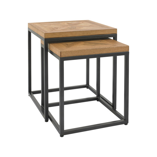 Öökappide komplekt INDUS 2tk, mosaiik lauaplaat, metallraam