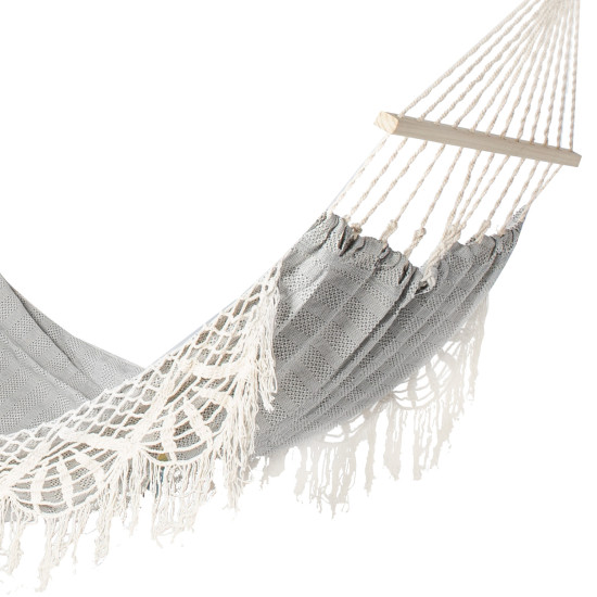 Šūpuļtīkls LAZY GREY pelēks