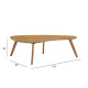 Придиванный столик SCARLETTE 120x60xH38cм, дуб Придиванный столик SCARLETTE 120x60xH38cм, дуб