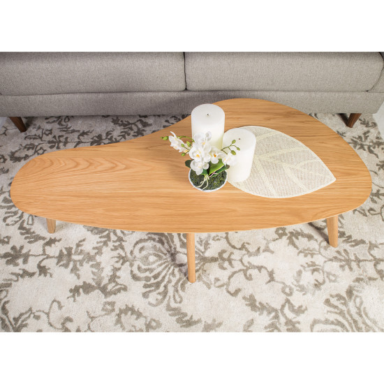 Придиванный столик SCARLETTE 120x60xH38cм, дуб Придиванный столик SCARLETTE 120x60xH38cм, дуб