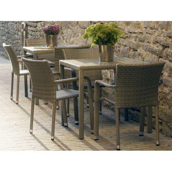 Krēsls LARACHE 57x61xH83cm, bēšs Krēsls LARACHE 57x61xH83cm, bēšs