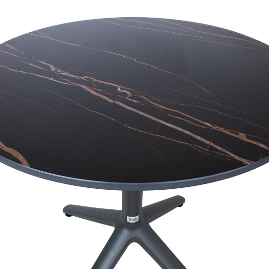 Galds BEIDA ar akmens virsmu D70xH72cm