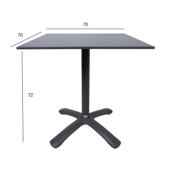 Стол BEIDA с каменной столешницей 70x70xH72см Стол BEIDA с каменной столешницей 70x70xH72см