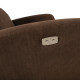 Atpūtas krēsls SAHARA ar elektrisko mehānismu 79x90xH102cm, šokolādes brūns Atpūtas krēsls SAHARA ar elektrisko mehānismu 79x90xH102cm, šokolādes brūns