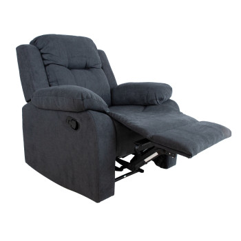 Кресло-реклайнер DIXON с ручным механизмом 99x95xH102см, темно-серый