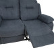 Диван-кресло DIXON с ручным механизмом 155x95xH102см, темно-серый