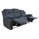 Диван-кресло DIXON с ручным механизмом 210x95xH102см, темно-серый Диван-кресло DIXON с ручным механизмом 210x95xH102см, темно-серый