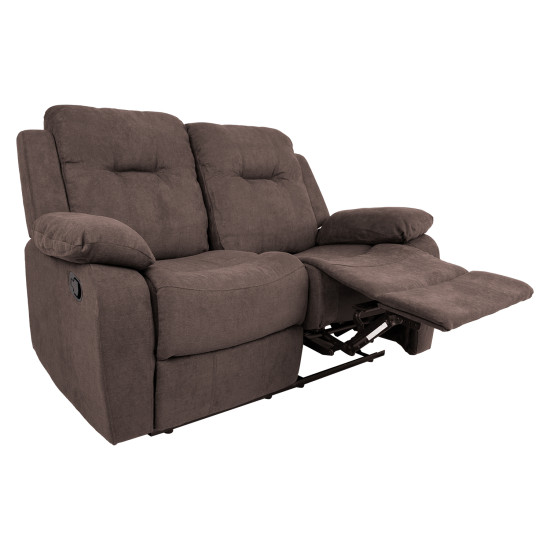 Диван-кресло DIXON с ручным механизмом 155x95xH102см, коричневый Диван-кресло DIXON с ручным механизмом 155x95xH102см, коричневый