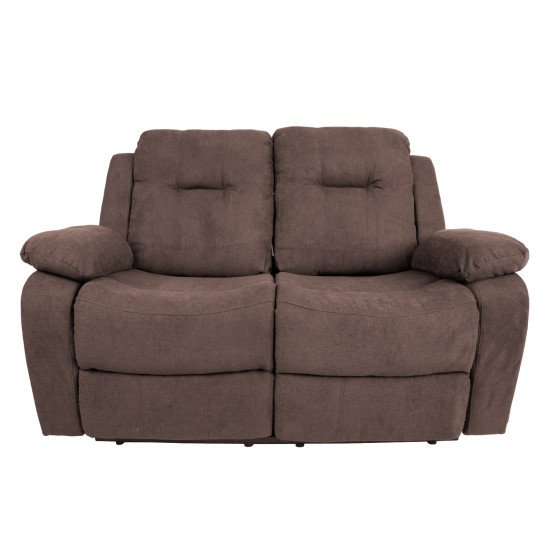 Диван-кресло DIXON с ручным механизмом 155x95xH102см, коричневый Диван-кресло DIXON с ручным механизмом 155x95xH102см, коричневый