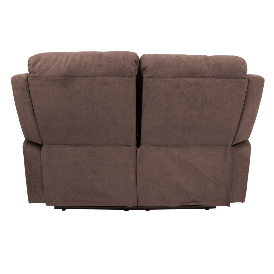 Диван-кресло DIXON с ручным механизмом 155x95xH102см, коричневый Диван-кресло DIXON с ручным механизмом 155x95xH102см, коричневый