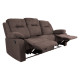 Диван-кресло DIXON с ручным механизмом 210x95xH102см, коричневый Диван-кресло DIXON с ручным механизмом 210x95xH102см, коричневый