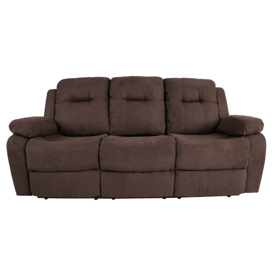 Диван-кресло DIXON с ручным механизмом 210x95xH102см, коричневый Диван-кресло DIXON с ручным механизмом 210x95xH102см, коричневый