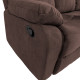 Диван-кресло DIXON с ручным механизмом 210x95xH102см, коричневый Диван-кресло DIXON с ручным механизмом 210x95xH102см, коричневый