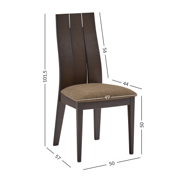 Стул TIFANY, светло-коричневый Стул TIFANY, светло-коричневый