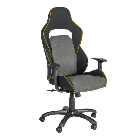 Darba krēsls COMFORT melns/pelēks/oranžs Darba krēsls COMFORT melns/pelēks/oranžs