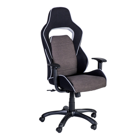 Darba krēsls COMFORT melns/pelēks/balts Darba krēsls COMFORT melns/pelēks/balts