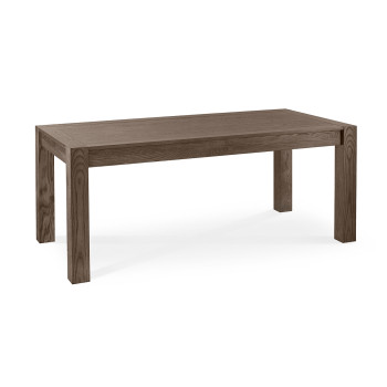 Обеденный стол TURIN 90x165/225xH75см, материал: дуб, цвет: дымчатый дуб, обработка: промасленный Обеденный стол TURIN 90x165/225xH75см, материал: дуб, цвет: дымчатый дуб, обработка: промасленный