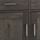 Комод TURIN 46,5x110xH82см, с 2 дверьми и 2 ящиками, материал: дуб, цвет: дымчатый дуб, обработка: промасленный Комод TURIN 46,5x110xH82см, с 2 дверьми и 2 ящиками, материал: дуб, цвет: дымчатый дуб, обработка: промасленный